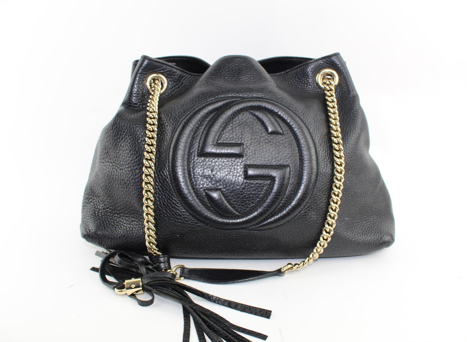 GUCCI SOHO LEATHER HOBO BAG