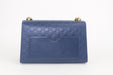 GUCCI NAVY GUCCISSIMA LEATHER PADLOCK SHOULDER BAG