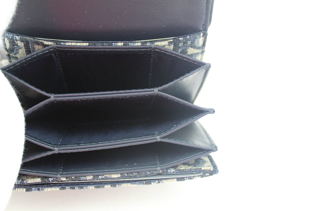 DIOR SADDLE 5-GUSSET CARD HOLDER