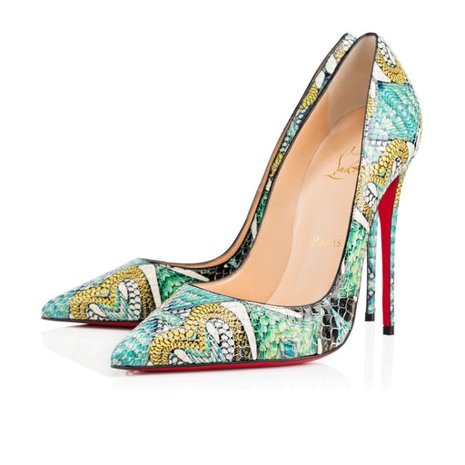 Christian Louboutin So Kate 120 Python Inferno