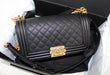 CHANEL MEDIUM CAVIAR BOY BAG - LuxurySnob