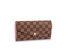 LOUIS VUITTON DAMIER SARAH WALLET - LuxurySnob