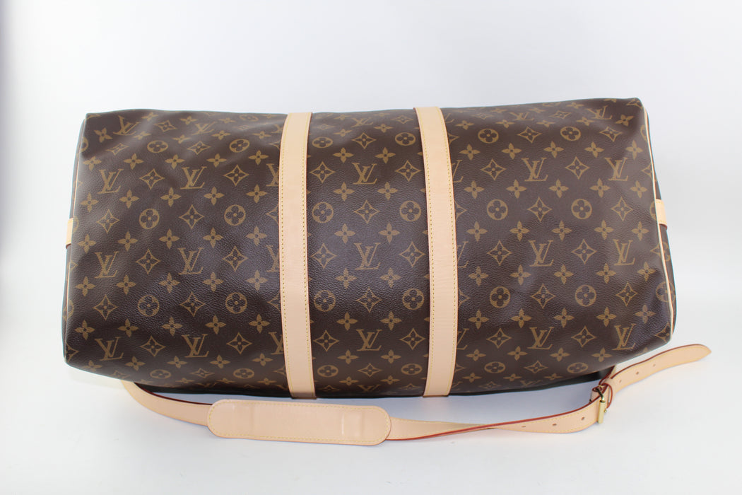 LOUIS VUITTON KEEPALL MONOGRAM BANDOULIÈRE 55 - LuxurySnob