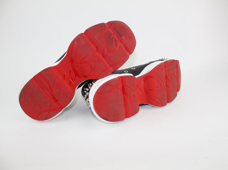 CHRISTIAN LOUBOUTIN VRS 2018 BLACK/SILVER CALF