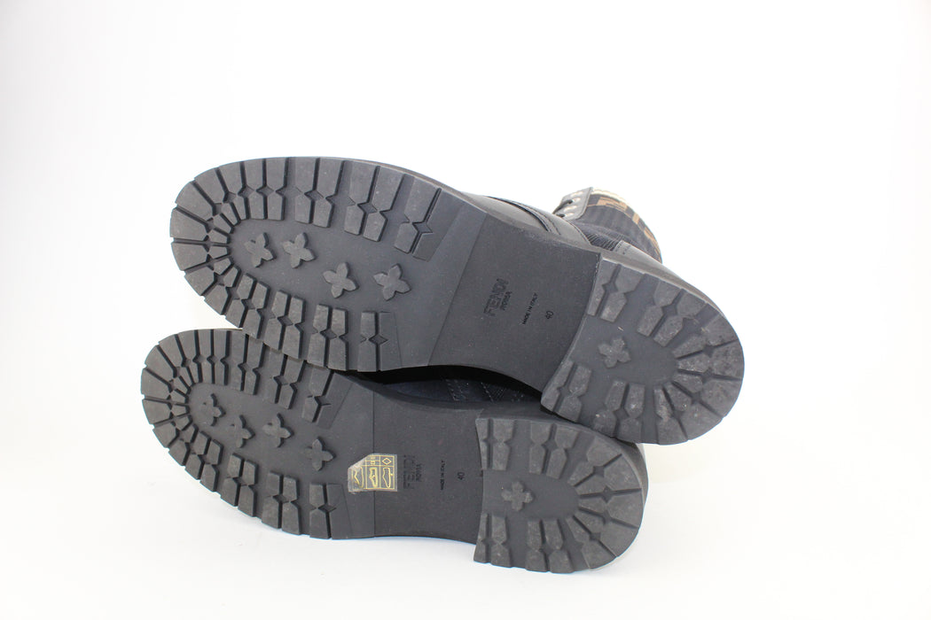 Fendi Rockoko Combat boots
