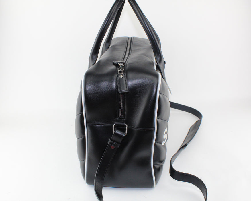 Saint Laurent Extra Large Logo Bowler Duffel Bag