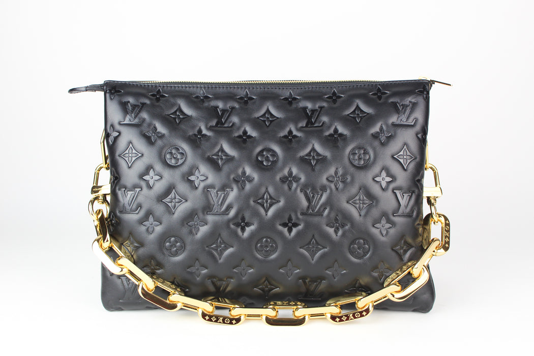 Louis Vuitton Coussin MM in Black