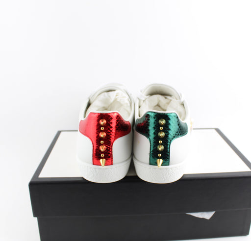 GUCCI ACE STUDDED LEATHER SNEAKERS - LuxurySnob