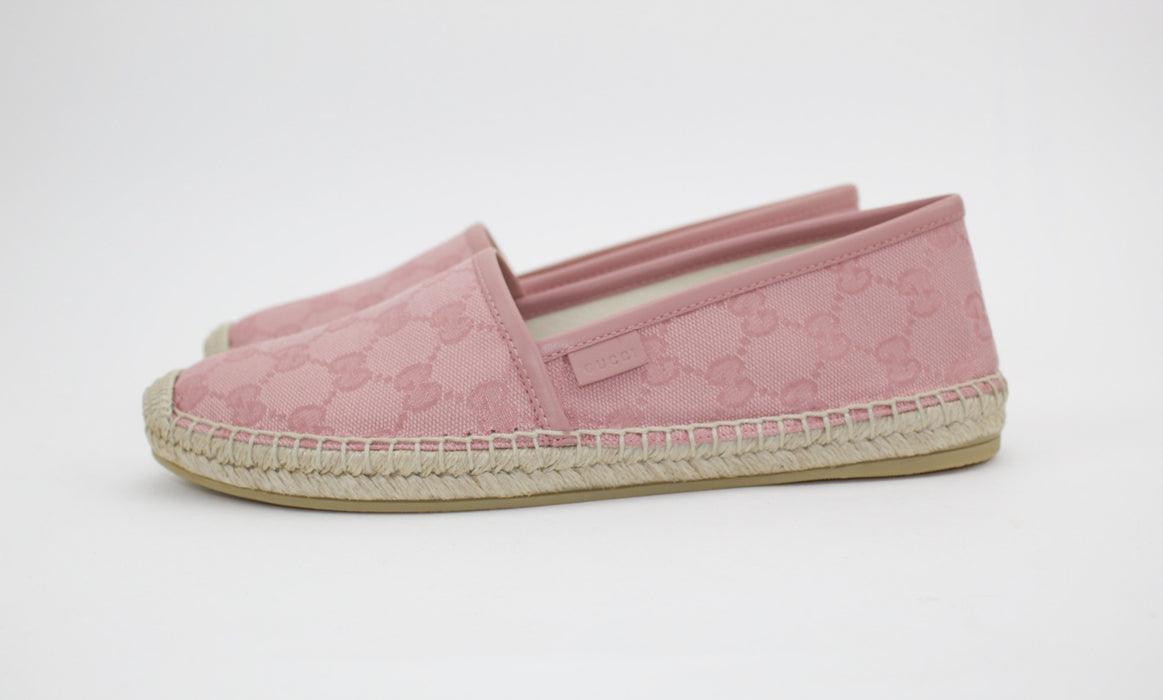 Gucci Gg Pilar Canvas Espadrilles