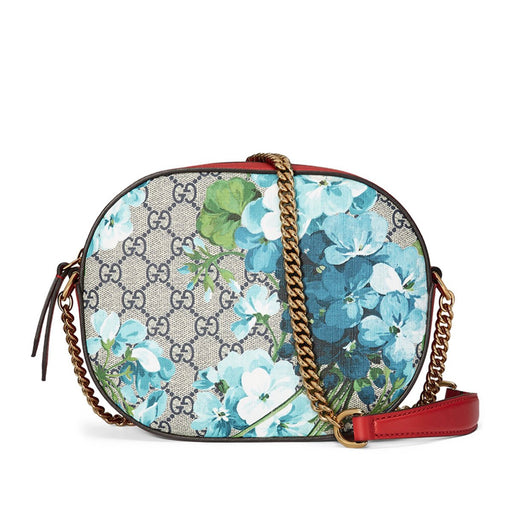 Gucci Blooms GG Supreme Chain Crossbody Bag