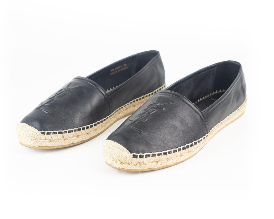 Saint Laurent Leather Espadrilles