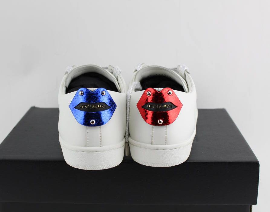 SAINT LAURENT WOMEN SNEAKERS SIZE 37.5 - LuxurySnob