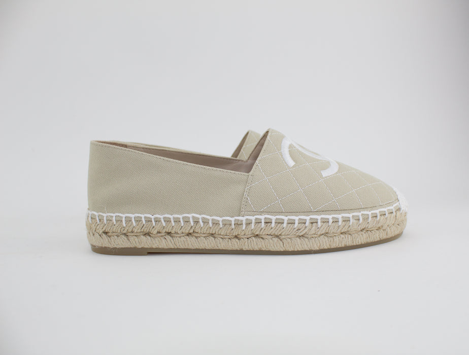 CHANEL ESPADRILLES SIZE 38 