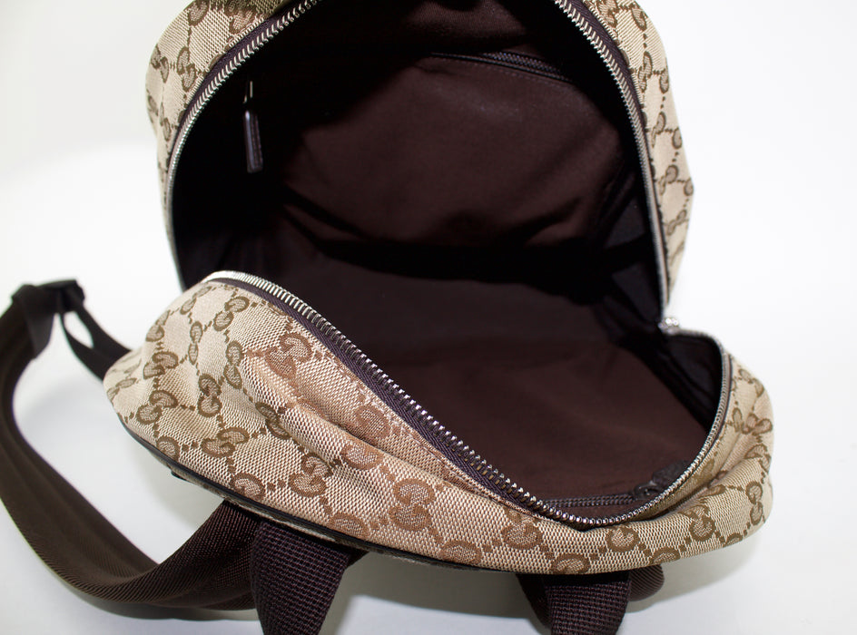 GUCCI MONOGRAM TRAVEL BACKPACK