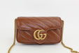 Gucci Leather GG Marmont  Super Mini Bag