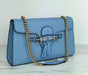 Gucci Emily Guccissima Medium Shoulder bag blue