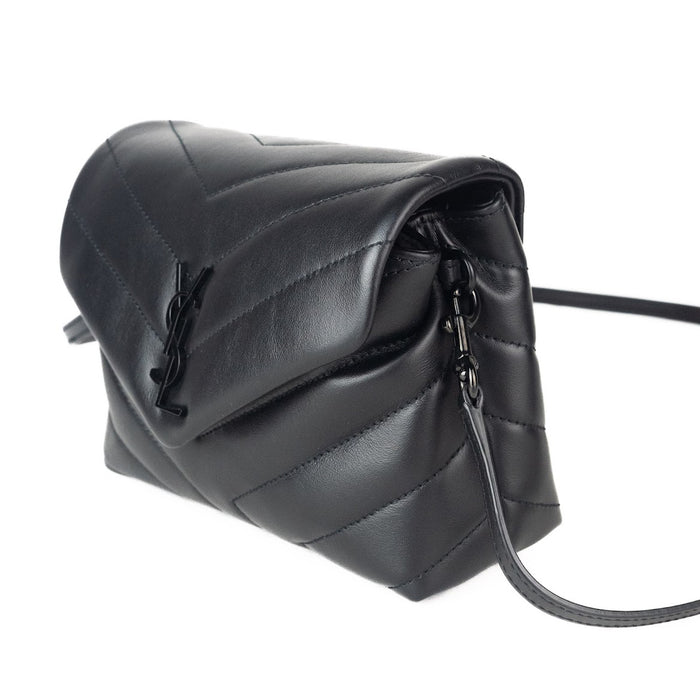 Saint Laurent Loulou Toy Bag in All Black