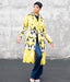 EMILIO PUCCI PRINTED COTTON-BLEND CANVAS TRENCH COAT SIZE US 8 - LuxurySnob