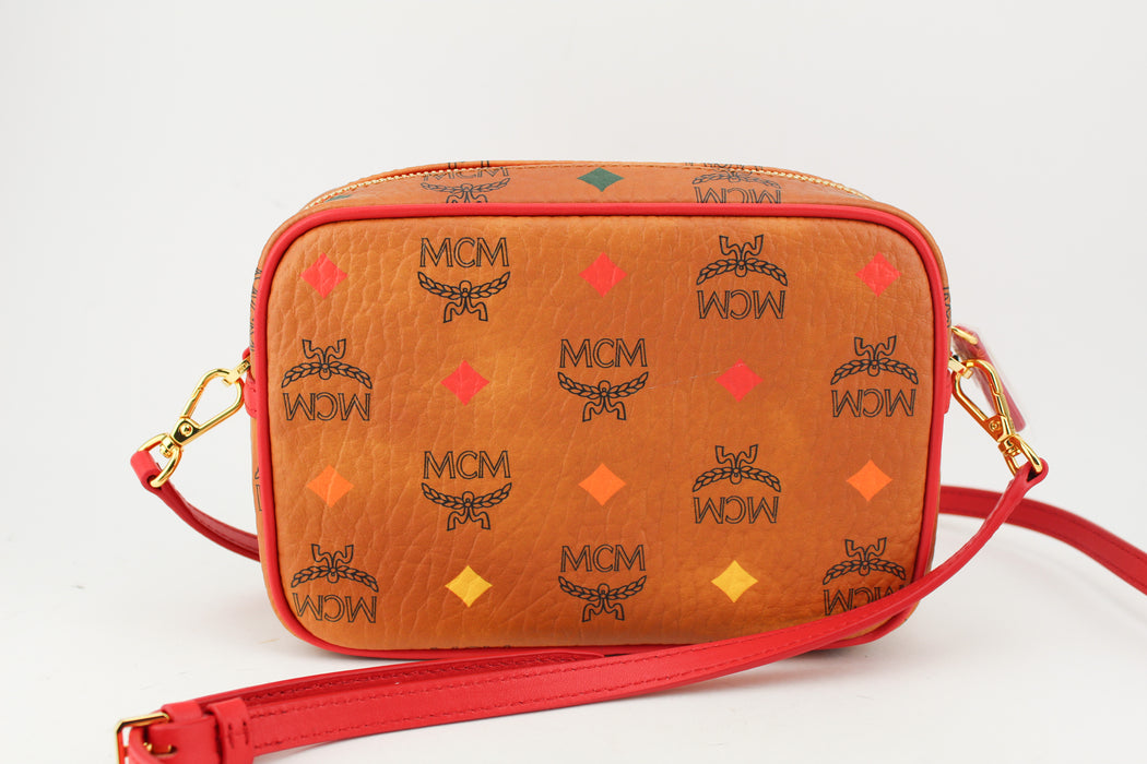 MCM Visetos Crossbody Camera Bag