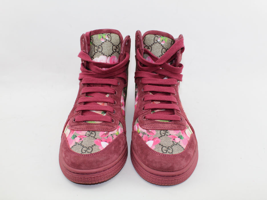  GUCCI 'CODA BLOOM' HIGH TOP SNEAKER SIZE 37.5