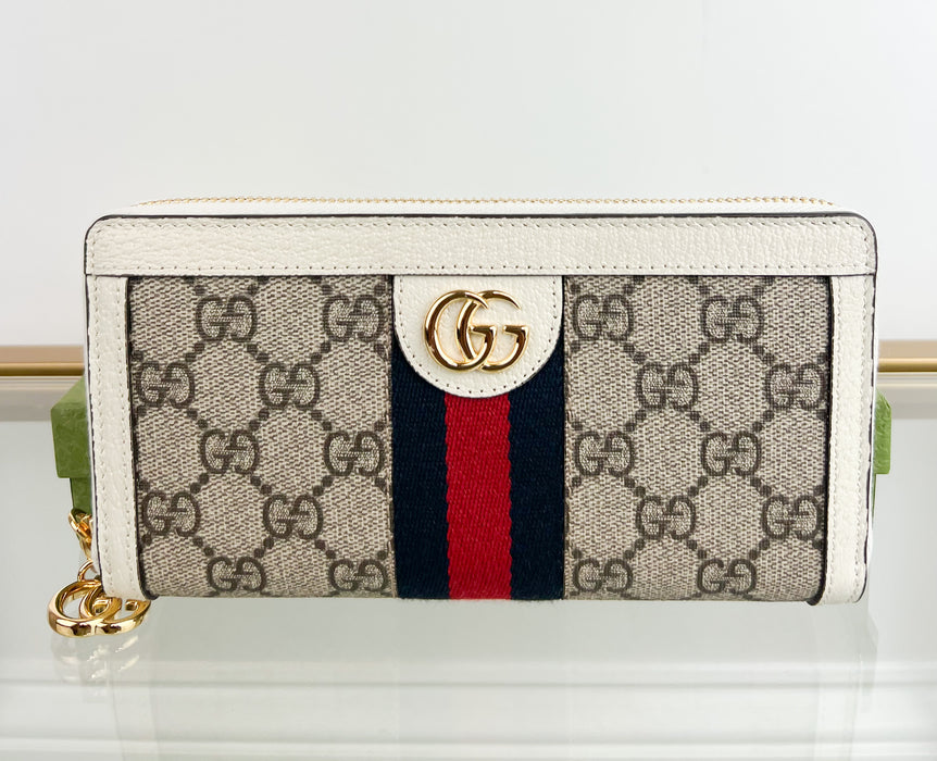 Gucci Ophidia GG Zip Around Wallet