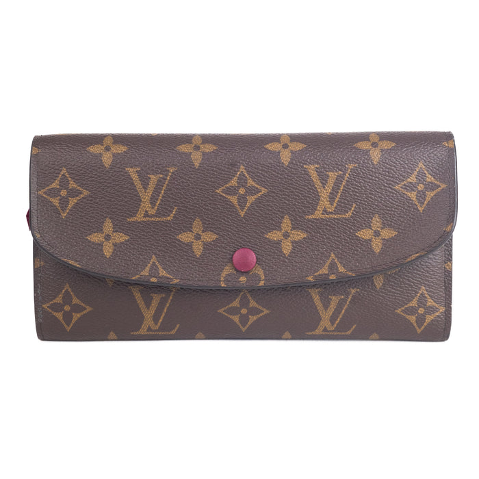 Louis Vuitton Monogram Emilie Wallet in Fuchsia