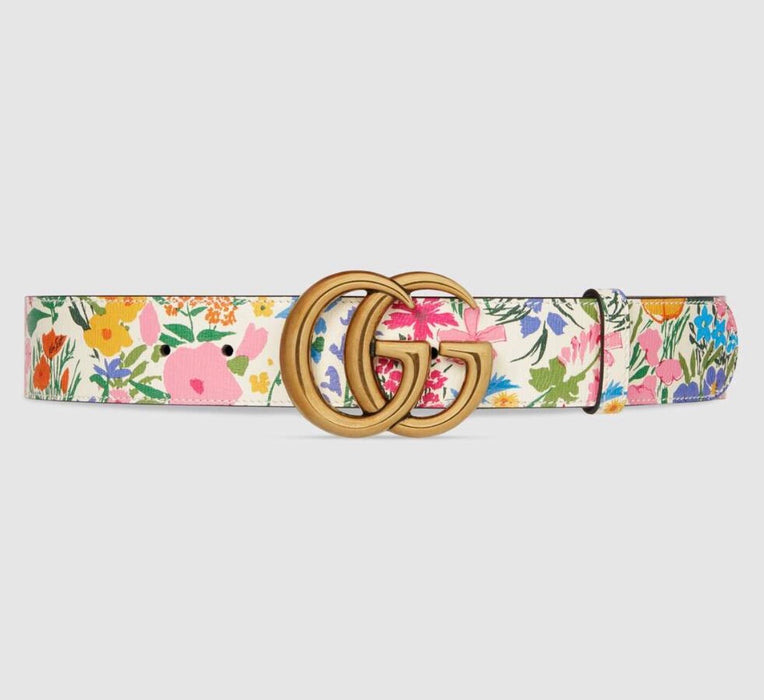 Gucci GG Marmont belt with ken Scott print