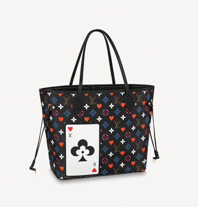 Louis Vuitton Game On Neverfull mm Black