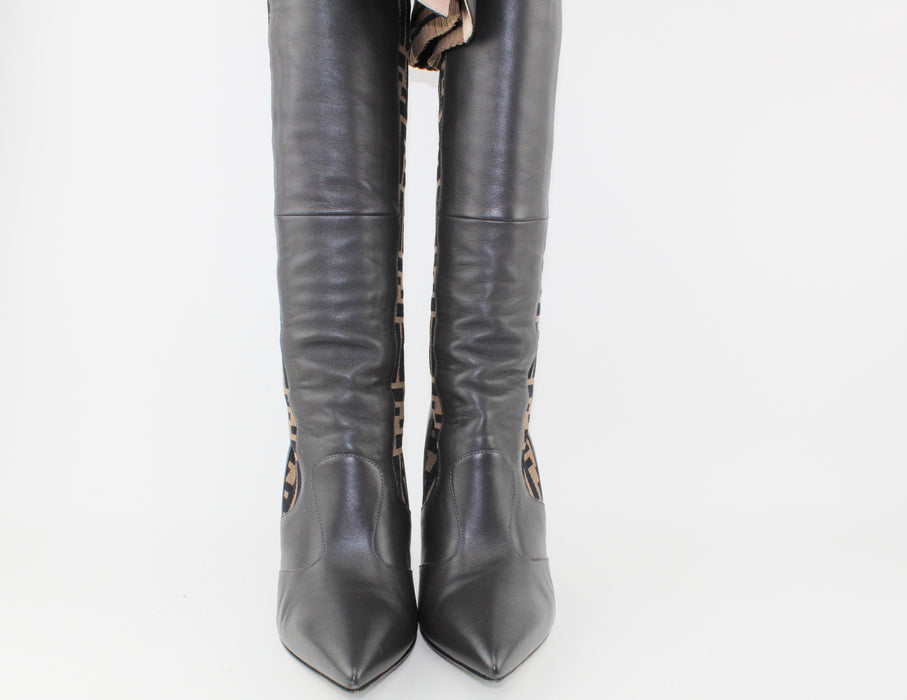 FENDI ROCKOKO THIGH HIGH BOOTS