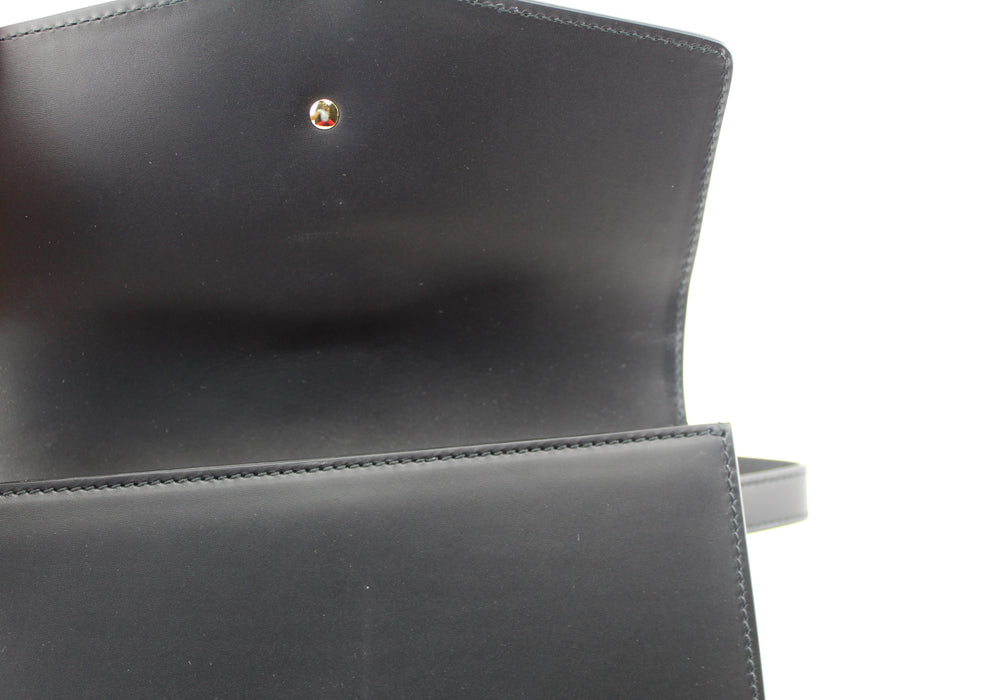 Gucci Leather Black Sylvie Belt Bag