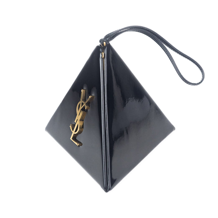 Saint Laurent Pyramid Box Bag in Patent leather