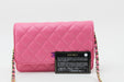 Chanel Wallet on Chain pink