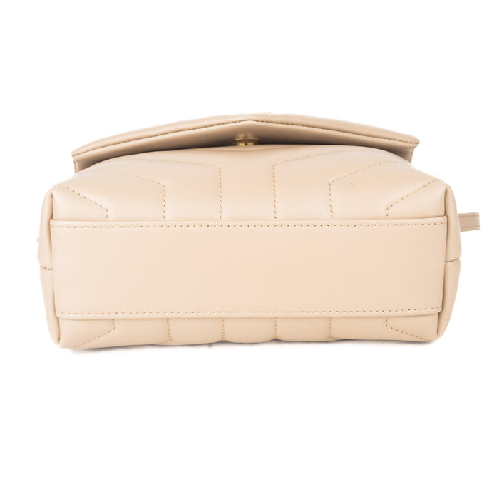 Saint Laurent Loulou Toy Bag in Nude