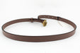 Gucci GG leather belt nude