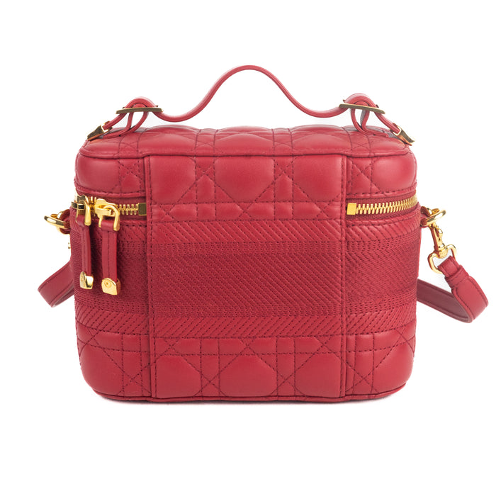 Dior Cannage Lambskin Vanity Case