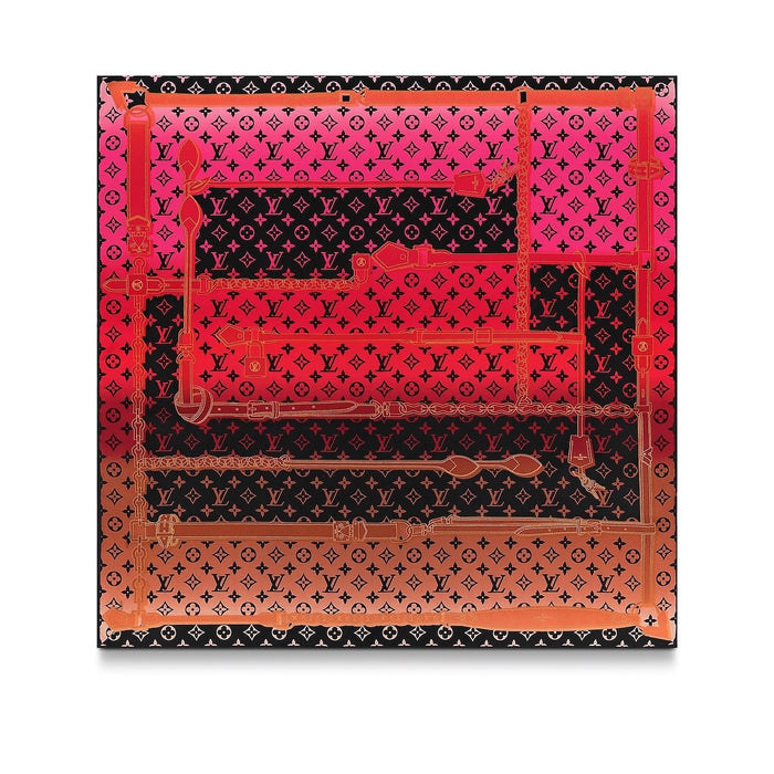 LOUIS VUITTON RISING CONFIDENTIAL SQUARE SMALL SCARF