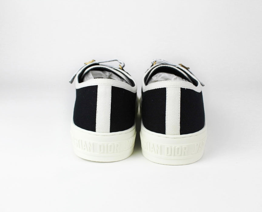 Dior Walk 'N' Dior Black Cotton Canvas Sneakers