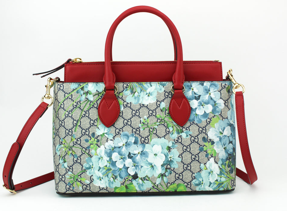 Gucci Blooms Linea A Convertible Tote Bag