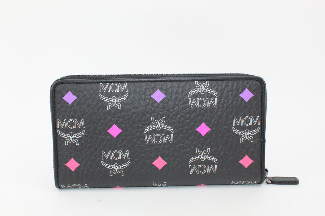 MCM SKYOPTIC ZIP AROUND WALLET