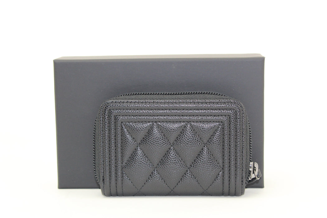 Chanel O-Coin Wallet Black