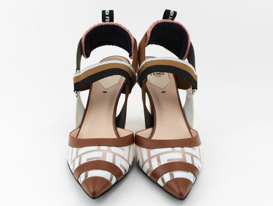 Fendi Colibri Slingback Pumps