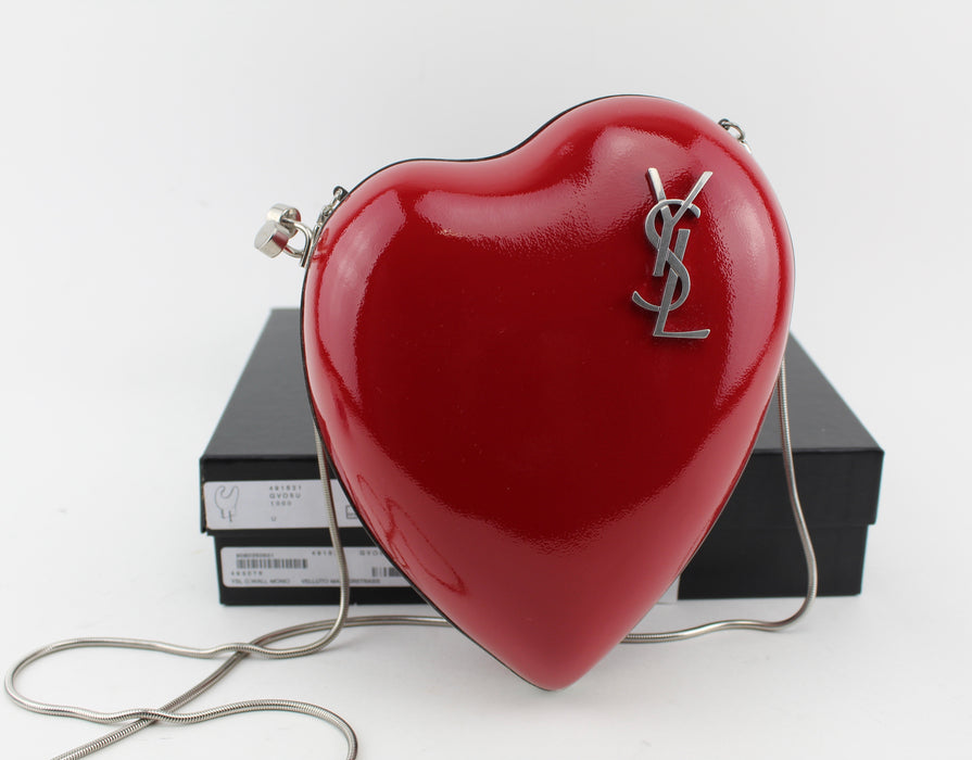 SAINT LAURENT LOVE BOX SHOULDER BAG