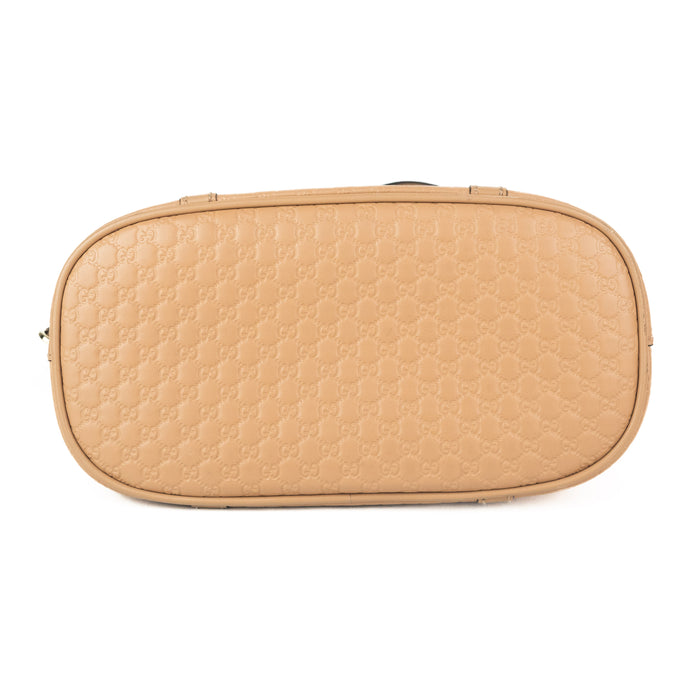 Gucci Micro Guccissima Mini Dome Bag in Nude
