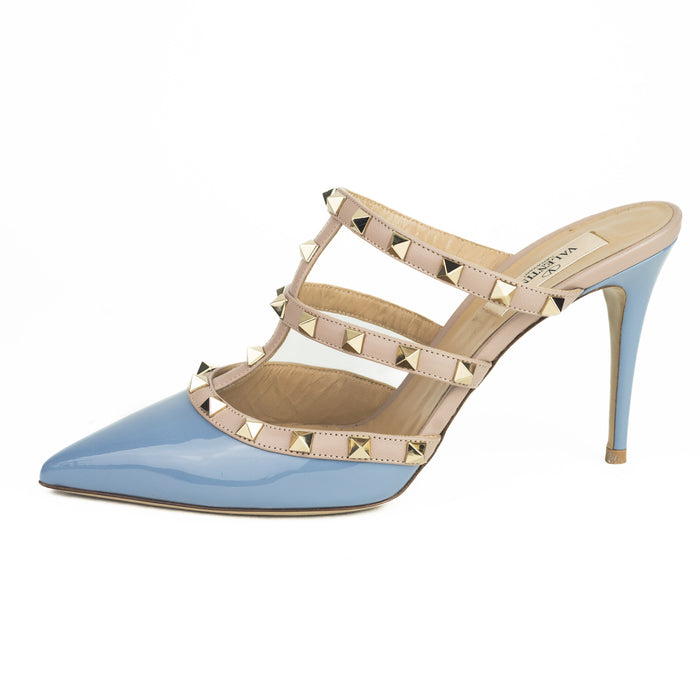 Valentino Garavani Rockstud Heels in Blue