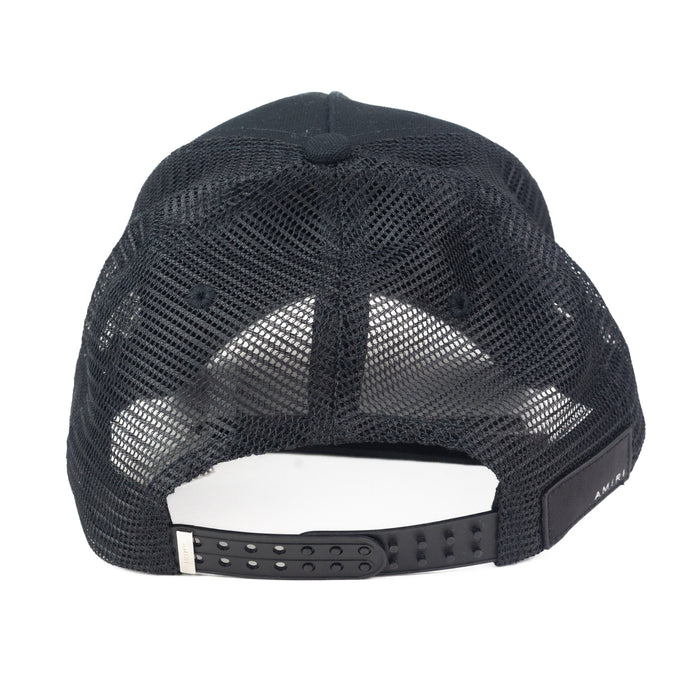 Amiri Logo Trucker Hat in Black