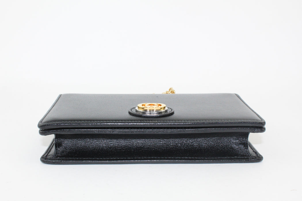 Gucci Leather Chain Crossbody Bag