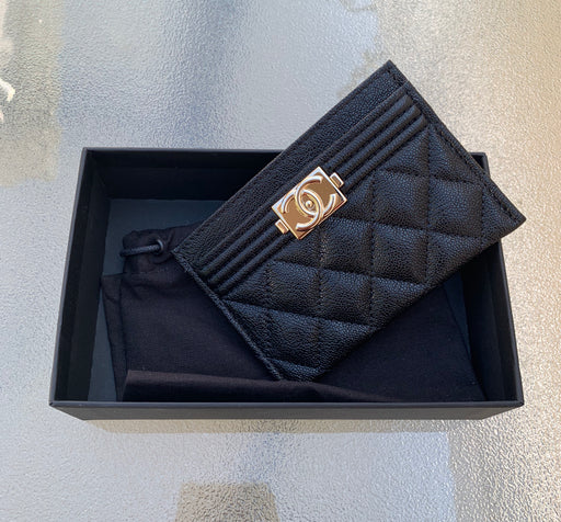 Chanel Black card holder - LuxurySnob