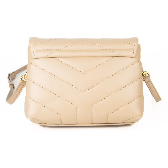 Saint Laurent Loulou Toy Bag in Nude