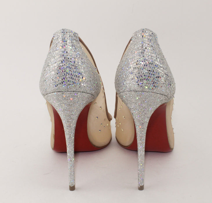 CHRISTIAN LOUBOUTIN FOLLIES STRASS 100 CRYSTAL