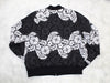 ALICE + OLIVIA FELISA LACE BOMBER JACKET SIZE L